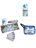 Linguettes IAA (Toallitas Desinfectantes) y Kits de Viaje